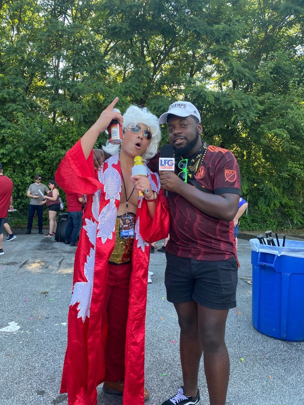 a atlanta united fan we met at atlanta