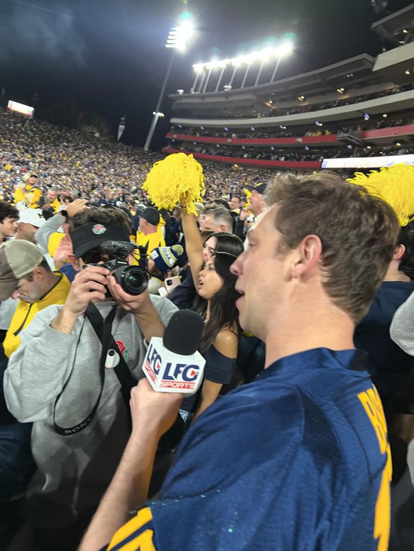 an lfg interview with michigan fans at the rose bowl