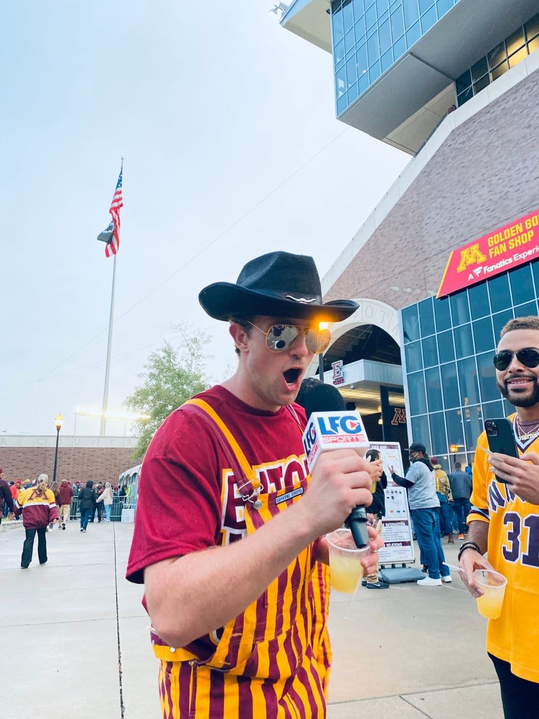 a minnesota fan we met at minneapolis