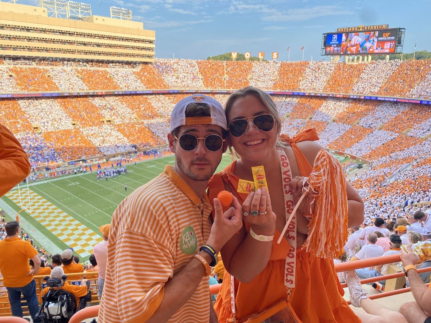 the checkerboard at neyland stadium