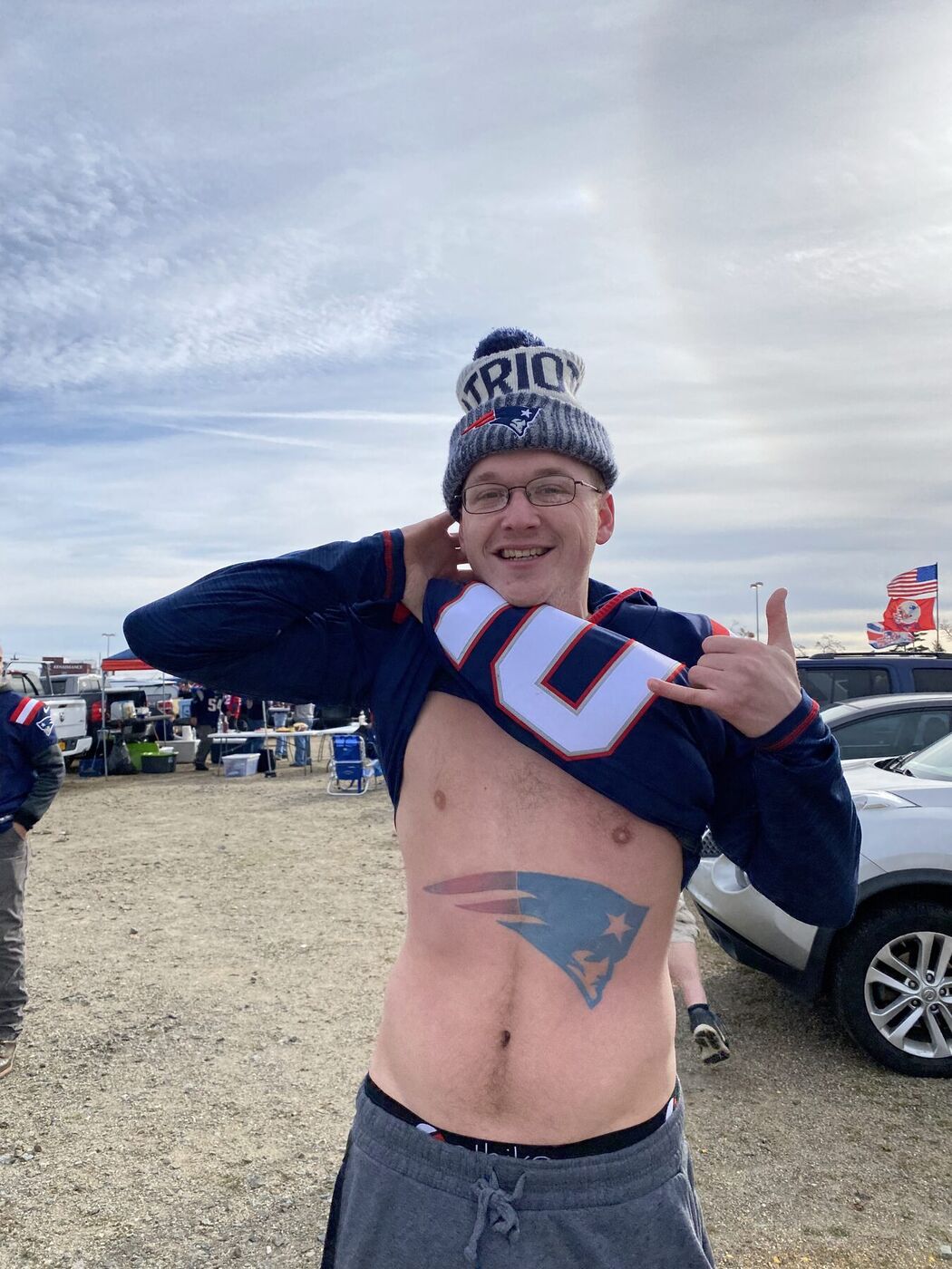 patriots tailgate, boston